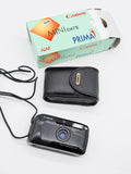 246 - Canon Prima Mini Date + 32/3.5 Objektiv + OVP & Ledertasche