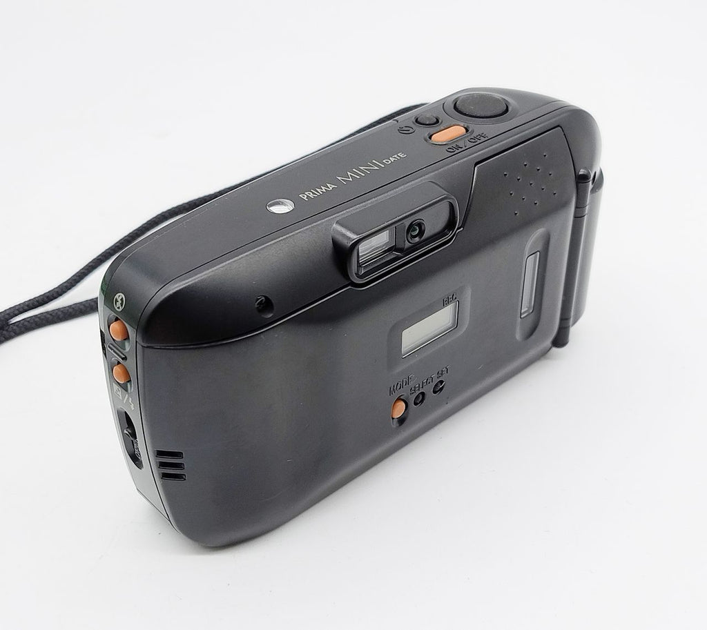 246 - Canon Prima Mini Date + 32/3.5 Objektiv + OVP & Ledertasche