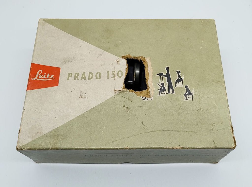 258 - Leitz Prado 150 Projektor Diaprojektor - läuft. Inkl. Karton