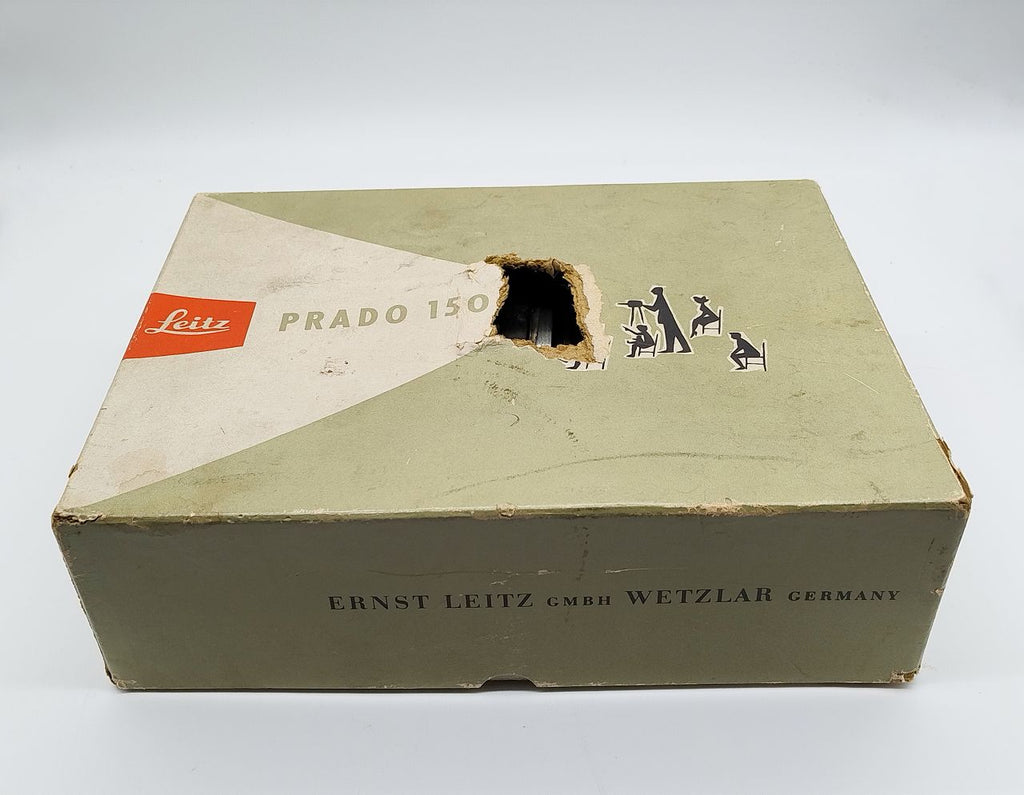 258 - Leitz Prado 150 Projektor Diaprojektor - läuft. Inkl. Karton