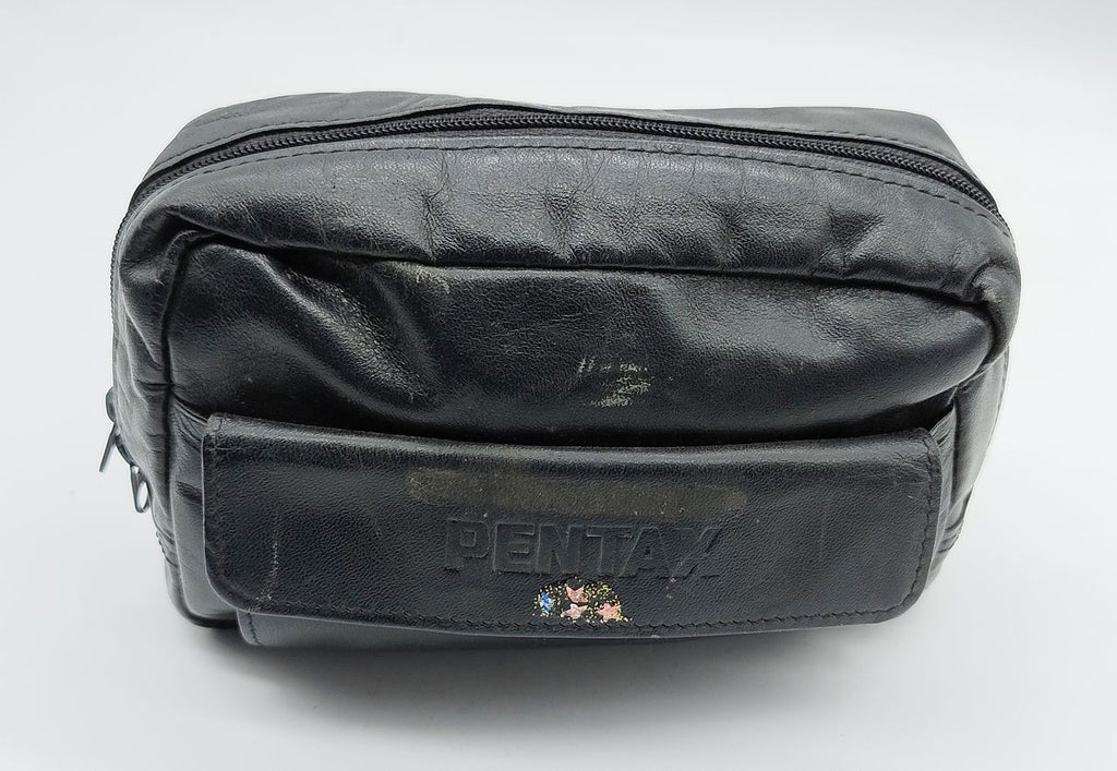 145 - Pentax Espio 140 + original infrarot Fernbedienung + Original Ledertasche