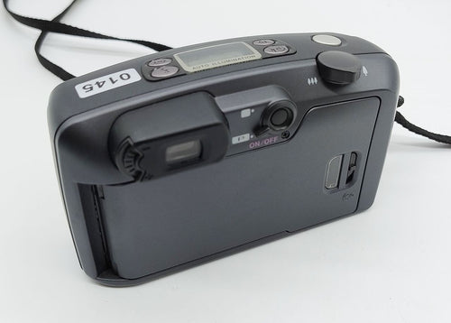 145 - Pentax Espio 140 + original infrarot Fernbedienung + Original Ledertasche