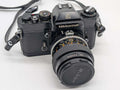 366 - Nikkormat EL in schwarz + Micro-Nikkor 55/3.5